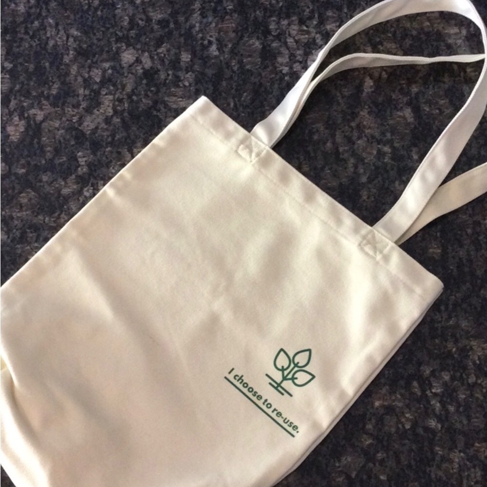 “I choose to re-use” Tote Bags x 2 - Picture 4 of 6